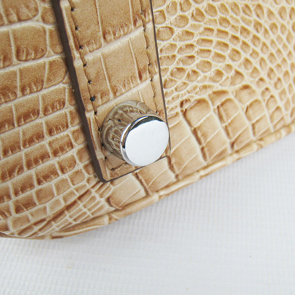 Replica Hermes Birkin 30CM Crocodile Head Veins Bag Earth Yellow 6088 On Sale - Click Image to Close